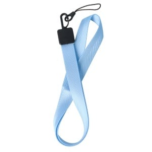 Snur textil Lines pentru telefon mobil Sky Blue - Img 2