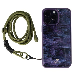 Snur textil pentru telefon mobil Kaki - Img 2
