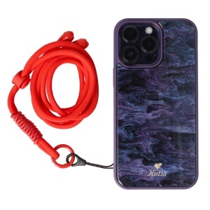 Snur textil pentru telefon mobil Red - Img 2
