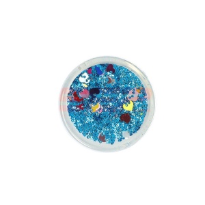 Stand suport adeziv telefon Liquid 3D Shimmer Blue - Img 1