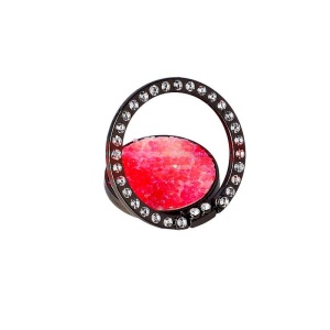 Stand suport adeziv tip inel Glitter Pink - Img 2