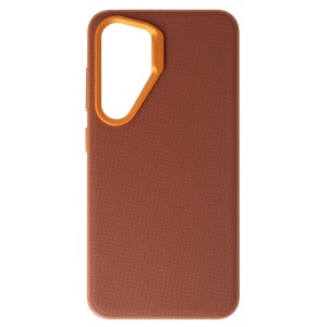 Toc TPU Vegan Leather Samsung Galaxy S25 Brown