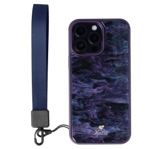 Accesoriu tip bratara textil pentru husa telefon mobil Navy