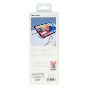 Cablu date Digital Display Type-C - Lightning 36W Fast Charge TRANYOO CL-6 - Img 2