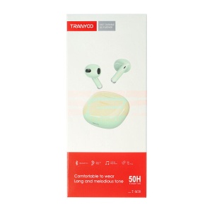 Casti audio stereo Wireless TRANYOO T-M30 Green - Img 2