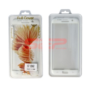 Geam CURBAT protectie display sticla 0,26 mm Samsung Galaxy S7 Edge WHITE - Img 1