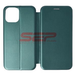 Husa FlipCover Round Apple iPhone 12 Pro Max Sea Green - Img 1