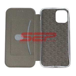 Husa FlipCover Round Apple iPhone 13 Pro Fossil Gray - Img 6