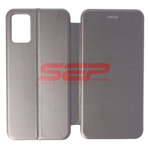 Husa FlipCover Round Motorola Moto E22 Fossil Grey