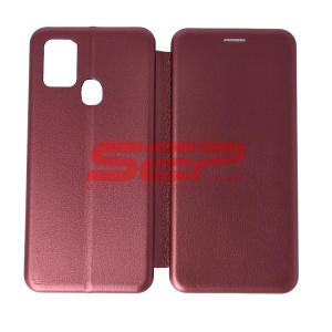 Husa FlipCover Round Samsung Galaxy A21s Wine - Img 1