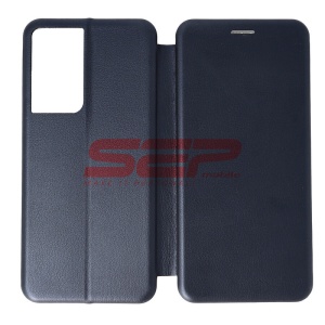 Husa FlipCover Round Samsung Galaxy S21 Ultra Midnight Blue - Img 1