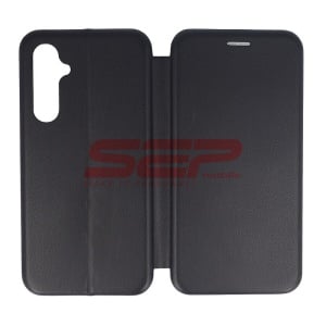 Husa FlipCover Round Samsung Galaxy S23 FE Black