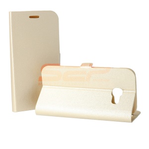 Husa FlipCover Stand Magnet Samsung Galaxy J3 2017 GOLD