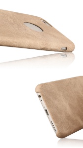Husa Leather Vintage Tatoo Apple iPhone 5G / 5S / SE GOLD - Img 3