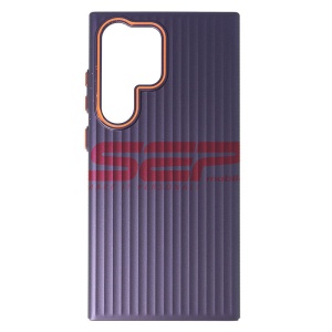Husa PC Metallic Lines Samsung Galaxy S24 Ultra Purple - Img 1