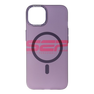 Husa PC MetalRing Magsafe Apple iPhone 14 Deep Purple - Img 1