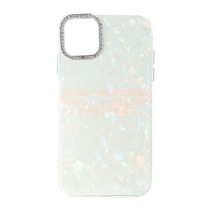Husa silicon Aurora Shell Apple iPhone 16 Diamonds Camera