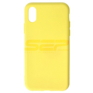 Husa silicon High Copy Apple iPhone X Yellow - Img 1