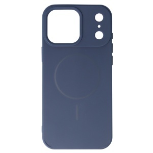 Husa Soft Silicone Magsafe Apple iPhone 17 Pro Max Blue