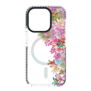 Husa TPU Flower Magsafe Apple iPhone 15 Pro Design 02 - Img 2