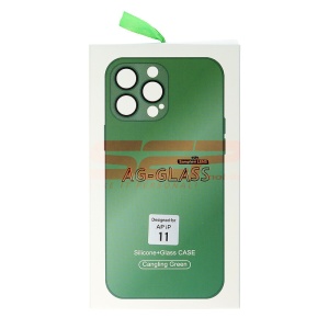 Husa TPU Frosted Glass Apple iPhone 15 Pro Max Green - Img 2