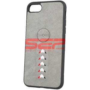 Husa TPU Leather Arrow Apple iPhone SE 2020 Grey