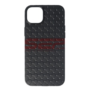 Husa TPU Leather Braided Apple iPhone 14 Plus Black - Img 2