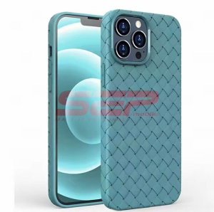Husa TPU Leather Braided Apple iPhone 15 Pro Max Slate Grey - Img 1