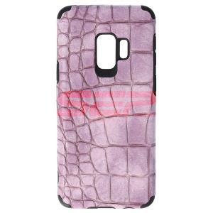 Husa TPU Leather Crocodile Samsung Galaxy S9 Lavender