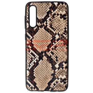 Husa TPU Leather Snake Samsung Galaxy A41 Brown - Img 1