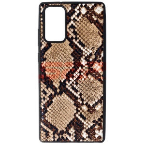 Husa TPU Leather Snake Samsung Galaxy Note 20 5G Brown