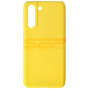 Husa TPU Matte Samsung Galaxy S21 Yellow - Img 1