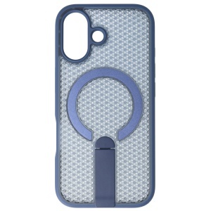 Husa TPU+PC 3D Grid Apple iPhone 17 Blue - Img 3