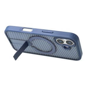 Husa TPU+PC 3D Grid Samsung Galaxy A17 4G Blue - Img 3