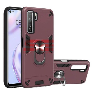 Husa TPU+PC Armor Ring Case Apple iPhone 11 Pro Max Wine - Img 2