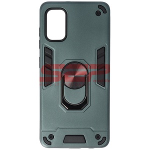 Husa TPU+PC Armor Ring Case Samsung Galaxy A41 Midnight Green - Img 1