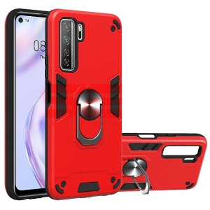 Husa TPU+PC Armor Ring Case Samsung Galaxy A41 Red - Img 2