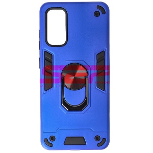 Husa TPU+PC Armor Ring Case Samsung Galaxy Note 20 5G Electric Blue