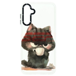 Husa TPU+PC Creative Case Samsung Galaxy A15 4G Angry Cat - Img 1