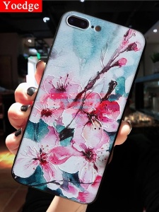 Husa TPU+PC UV Print 3D Apple iPhone X / XS Flowers - Img 4