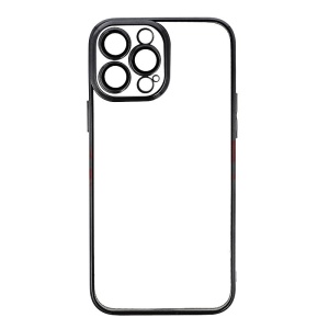 Husa TPU Plating Frame Apple iPhone 13 Pro Max Black - Img 2