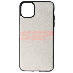 Husa TPU Velvet Apple iPhone 11 Pro Max Silver