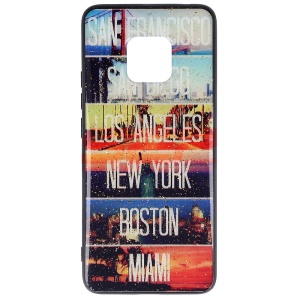 Husa UV Copy Glass Huawei Mate 20 Pro Cities