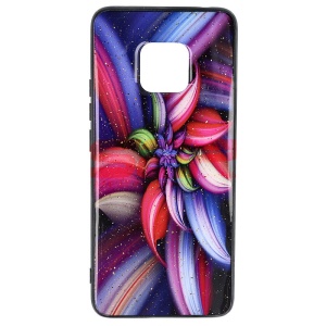 Husa UV Copy Glass Huawei Mate 20 Pro Flower - Img 1