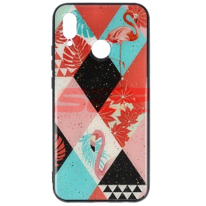 Husa UV Copy Glass Huawei P20 Lite Flamingo - Img 1