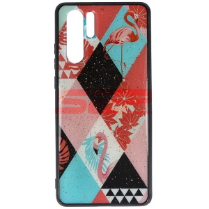 Husa UV Copy Glass Huawei P30 Pro Flamingo - Img 1