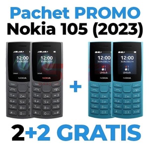 Pachet promo NOKIA 105 (2023) 3 + 1 GRATUIT !!!