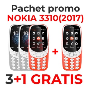 Pachet promo Nokia 3310 (2017) 3 + 1 GRATIS !!!