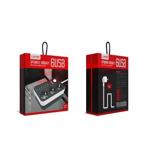 Prelungitor LDNIO cu 3 prize 220V si 6 mufe USB maxim 3.4A - Img 5