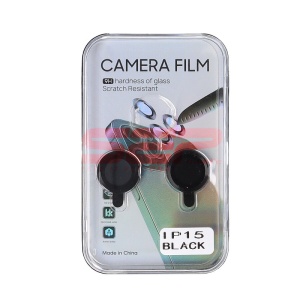 Protectie sticla Metal camera foto Apple iPhone 15 Black